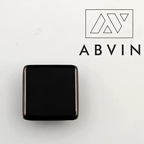 Grey Black Square Knobs Unique Cabinet Pulls, Beautiful Drawer Knobs, Decorative Knobs, Dresser Knobs, Drawer Pulls, Knobs and Pulls - 1 pcs