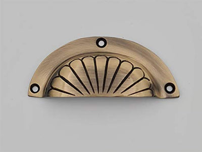 Cup Pulls Handles Dresser Drawer Pulls Handles Knobs Cabinet Knobs Pulls Handle Bin Shell Pulls Classic Knob Furniture Hardware 89mm (1 pcs)