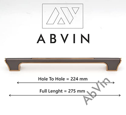 Grey Gold Cabinet Handles for Cabinet Hardware, Furniture Pulls for Doors, Cabinets, Cupboards & Drawers - Grey Gold Finish - 1 pcs