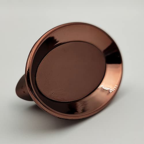 Oval Shape knob - Unique Cabinet Pulls, Beautiful Drawer Knobs, Decorative Knobs, Dresser Knobs, Drawer Pulls, Knobs and Pulls - Rosegold Finish - 1 pcs