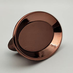 Oval Shape knob - Unique Cabinet Pulls, Beautiful Drawer Knobs, Decorative Knobs, Dresser Knobs, Drawer Pulls, Knobs and Pulls - Rosegold Finish - 1 pcs