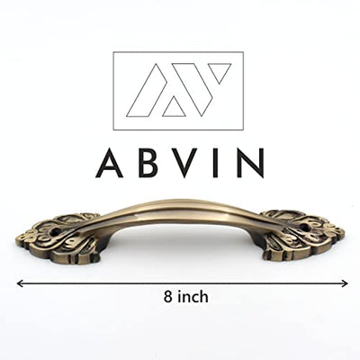 Pure Brass Flower Vintage Antique Door Handle for Main Door Handles, Pulls for Front Door - 1 pcs