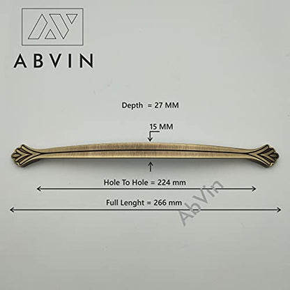 ABVIN Flower Antique Handles for Cabinet Hardware, Furniture Pulls for Doors, Cabinets, Cupboards & Drawers - 1 pcs