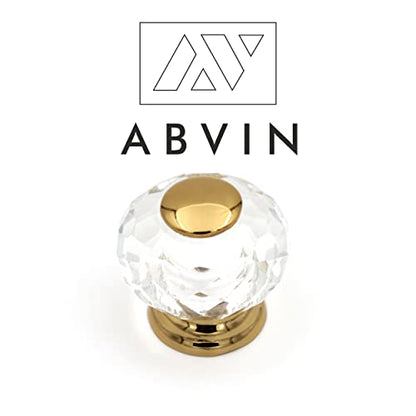 Gold Crystal Round Knobs Unique Cabinet Pulls, Beautiful Drawer Knobs, Decorative Knobs, Dresser Knobs, Drawer Pulls, Knobs and Pulls - 1 pcs