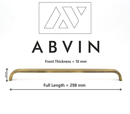 Premium Thin Solid Brass Bar Handles, Modern Gold Cabinet Hardware, Furniture Pulls for Doors, Cabinets, Cupboards & Drawers -1 Piece