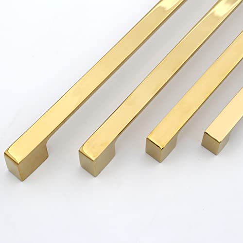 ABVIN Premium PVD Gold Bar Handles, Modern Gold Cabinet Hardware, Furniture Pulls for Doors, Cabinets, Cupboards & Drawers ( 1 pcs )