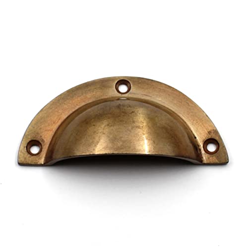 ABVIN Cup Pulls Vintage Unique Cabinet Beautiful Drawer Decorative Dresser Knobs Pulls - Antique Finish - 1 Pcs