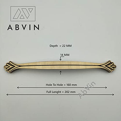 ABVIN Flower Antique Handles for Cabinet Hardware, Furniture Pulls for Doors, Cabinets, Cupboards & Drawers - 1 pcs