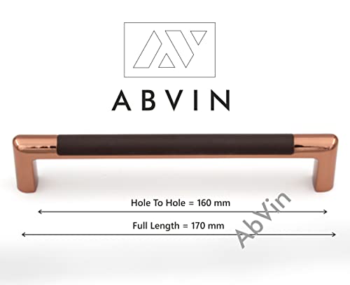 Texture Rosegold Cabinet Handles for Cabinet Hardware, Furniture Pulls for Doors, Cabinets, Cupboards & Drawers - Cocacola Finish - 1 pcs