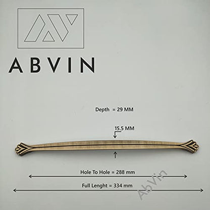 ABVIN Flower Antique Handles for Cabinet Hardware, Furniture Pulls for Doors, Cabinets, Cupboards & Drawers - 1 pcs