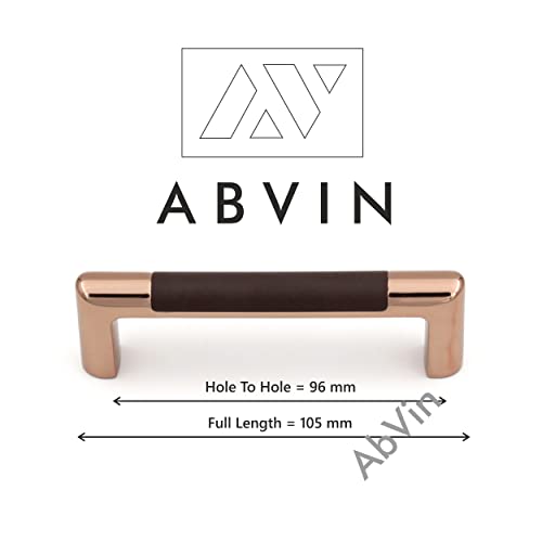 Texture Rosegold Cabinet Handles for Cabinet Hardware, Furniture Pulls for Doors, Cabinets, Cupboards & Drawers - Cocacola Finish - 1 pcs