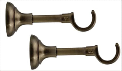 Heavy Antique Wall Bracket for 1 Inch Curtain Rod - 1set ( 2 pcs )