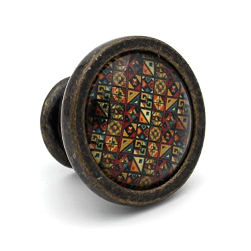 Heritage Collection Round Knobs Unique Cabinet Pulls, Beautiful Drawer Knobs, Decorative Knobs, Dresser Knobs, Drawer Pulls, Knobs and Pulls - ABVIN0012 - 1 pcs