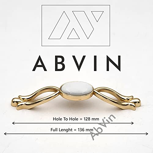 White Gold Cabinet Handles , Imported Handles , Wardrobe Handles - 1 pcs