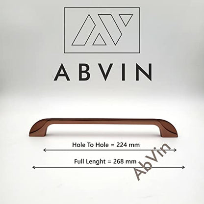 Premium Slim Rose Gold Copper Handles, Modern Gold Cabinet Hardware, Furniture Pulls for Doors, Cabinets, Cupboards & Drawers ( 1 pcs )