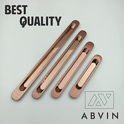Slim Rosegold Concealed Sliding Door Handle and Concealed Door Pull Handle, for All Type Wardrobe & Cupboard Door, Also Fits All Type Drawer. ( 1 Pcs )