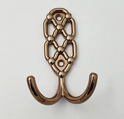 ABVIN - Jali Hook Metal Bathroom Cloth Hooks Hanger Door Wall Robe Hooks Rail for Hanging Keys, Clothes ,Towel - 1 pcs