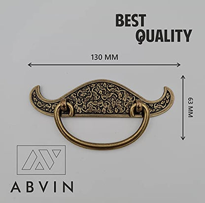 Vintage Carving Drop Pull , Drop Handle , Unique Cabinet Pulls, Beautiful Drawer Knobs, Decorative Knobs, Dresser Knobs, Drawer Pulls, Knobs and Pulls - Antique Finish - 1 pcs