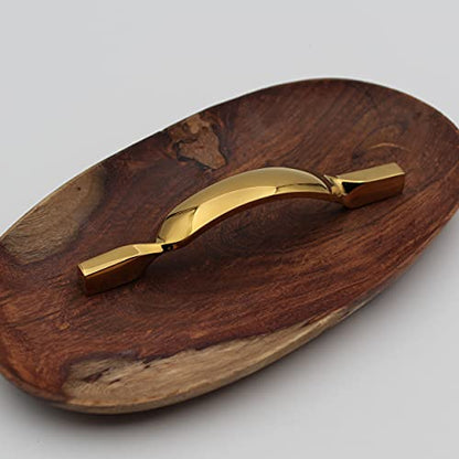 ABVIN PVD Gold Cabinet Handles , Cabinet Hardware, Furniture Pulls for Doors, Handles for Wardrobe - 1 pcs