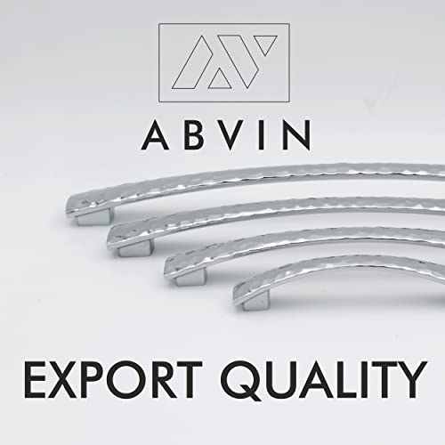 ABVIN Premium Chrome Hammered Bar Handles, Modern Gold Cabinet Hardware, Furniture Pulls for Doors, Cabinets, Cupboards & Drawers ( 1 pcs )