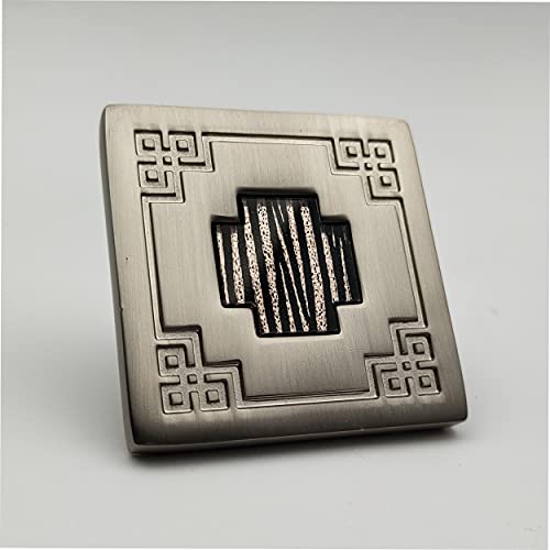 ABVIN Modern Square knobs for Drawers , knobs for Cabinet - SS Finish - pcs