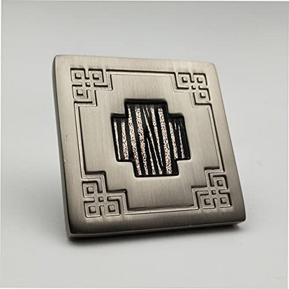 ABVIN Modern Square knobs for Drawers , knobs for Cabinet - SS Finish - pcs