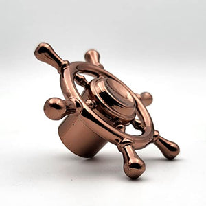 Ship Wheel Shape Knobs for Drawers - Rose Gold - 1 PCS