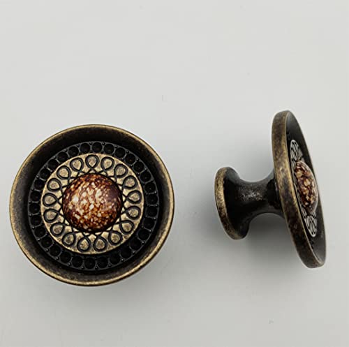 ABVIN Imported Marble Classic Knobs - Unique Cabinet Pulls, Beautiful Drawer Knobs, Decorative Knobs, Dresser Knobs, Drawer Pulls, Knobs and Pulls - 1 Pcs