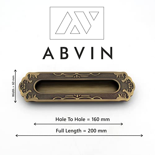 Vintage Antique Concealed Sliding Door Handle and Concealed Door Slide Handle , Door Handle and Concealed Door Pull Handle, Drawer Handles , Handles for Sliding wardrobes ( 1 Pcs )
