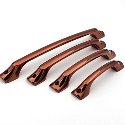 ABVIN Rosegold Copper Handles Outer Screws for Doors and Cabinets , Modern Gold Cabinet Hardware, Furniture Pulls for Doors, Cabinets, Cupboards & Drawers ( 1 pcs )