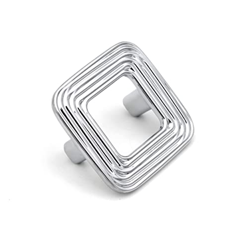 ABVIN Square Drawer Knobs Unique Cabinet Pulls, Beautiful Drawer Knobs, Decorative Knobs, Dresser Knobs, Drawer Pulls, Knobs and Pulls - 1 Pcs (4 Design)