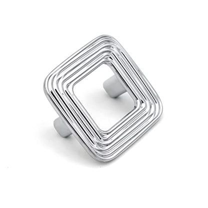 ABVIN Square Drawer Knobs Unique Cabinet Pulls, Beautiful Drawer Knobs, Decorative Knobs, Dresser Knobs, Drawer Pulls, Knobs and Pulls - 1 Pcs (4 Design)