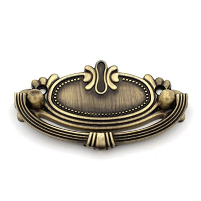 ABVIN Kadi Antique Carving Drop Pulls Vintage Antique Old Drawer Unique Cabinet Beautiful Drawer Knobs Decorative Dresser Drawer Pulls - Antique - 1 Pcs