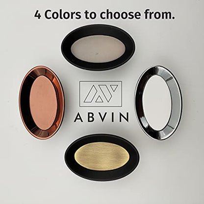 Oval Shape knob - Unique Cabinet Pulls, Beautiful Drawer Knobs, Decorative Knobs, Dresser Knobs, Drawer Pulls, Knobs and Pulls - Rosegold Finish - 1 pcs