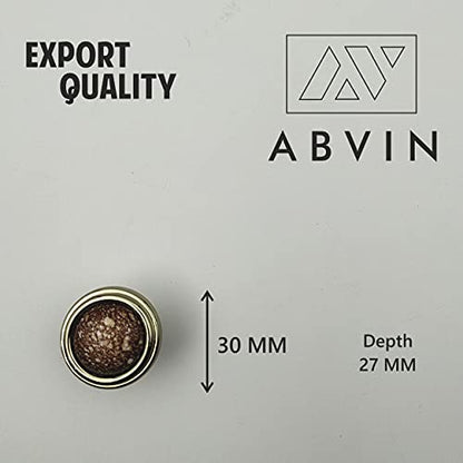 ABVIN Marble Golden Knobs - Unique Cabinet Pulls, Beautiful Drawer Knobs, Decorative Knobs, Dresser Knobs, Drawer Pulls, Knobs and Pulls - 1 Pcs