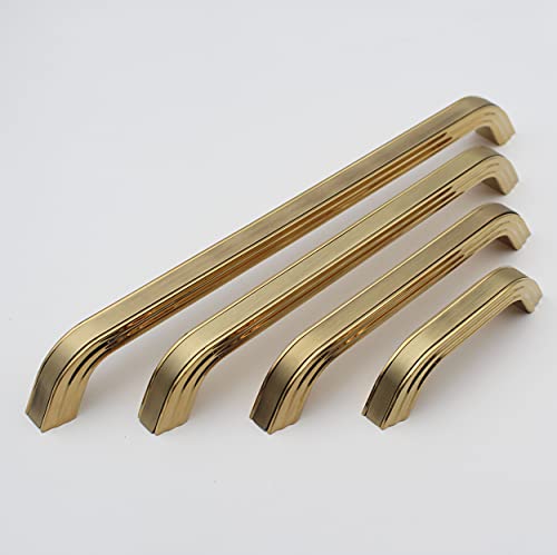 Premium Solid PVD Gold Antique Bar Handles, Modern Gold Cabinet Hardware, Furniture Pulls for Doors, Cabinets, Cupboards & Drawers - 1 piece