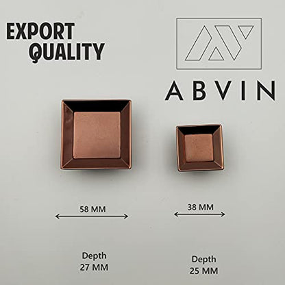 ABVIN Rosegold Square Cabinet KNOBS - 1 Pcs