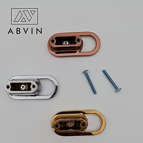 ABVIN White Golden Drawer Knobs - Unique Cabinet Pulls, Beautiful Drawer Knobs, Decorative Knobs, Dresser Knobs, Drawer Pulls, Knobs and Pulls - 1 Pcs