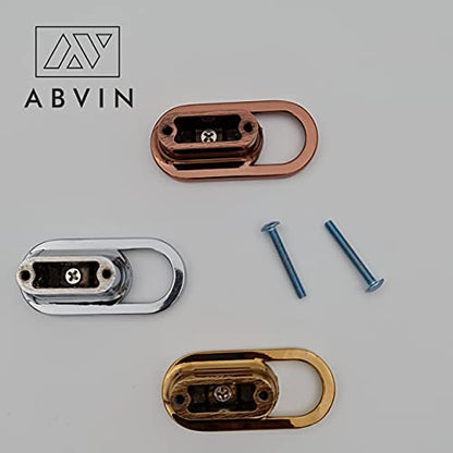 ABVIN White Golden Drawer Knobs - Unique Cabinet Pulls, Beautiful Drawer Knobs, Decorative Knobs, Dresser Knobs, Drawer Pulls, Knobs and Pulls - 1 Pcs