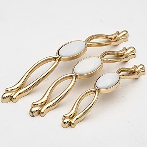 White Gold Cabinet Handles , Imported Handles , Wardrobe Handles - 1 pcs