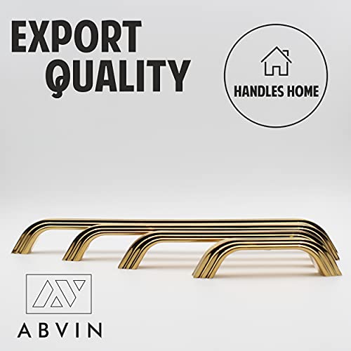 Premium Solid PVD Gold Antique Bar Handles, Modern Gold Cabinet Hardware, Furniture Pulls for Doors, Cabinets, Cupboards & Drawers - 1 piece