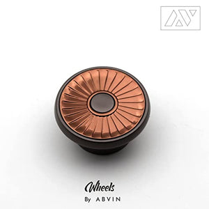 Grey Gold Round Knobs Unique Cabinet Pulls, Beautiful Drawer Knobs, Decorative Knobs, Dresser Knobs, Drawer Pulls, Knobs and Pulls ABVIN0011 - 1 pcs