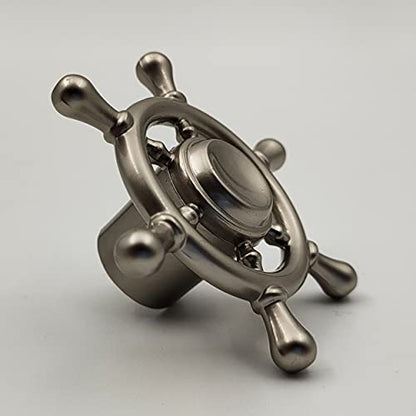 Ship Wheel Shape Knobs for Drawers - Sartin Finish - 1 PCS