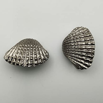 ABVIN Solid Brass Shell Knobs - Unique Cabinet Pulls, Beautiful Drawer Knobs, Decorative Knobs, Dresser Knobs, Drawer Pulls, Knobs and Pulls - 1 Pcs