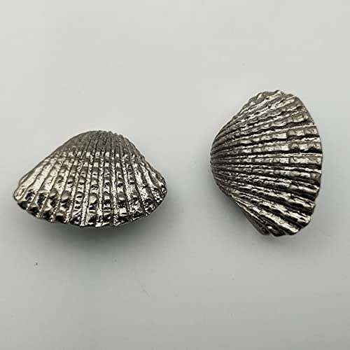 ABVIN Solid Brass Shell Knobs - Unique Cabinet Pulls, Beautiful Drawer Knobs, Decorative Knobs, Dresser Knobs, Drawer Pulls, Knobs and Pulls - 1 Pcs