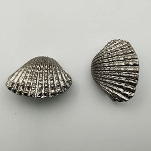 ABVIN Solid Brass Shell Knobs - Unique Cabinet Pulls, Beautiful Drawer Knobs, Decorative Knobs, Dresser Knobs, Drawer Pulls, Knobs and Pulls - 1 Pcs
