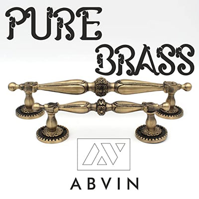 Pure Brass Vintage Antique Door Handle for Main Door Handles, Pulls for Front Door - 1 pcs