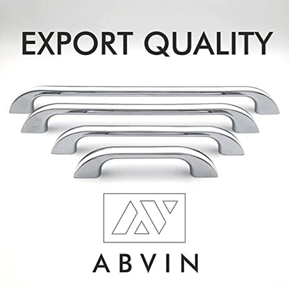 ABVIN Premium White Chrome Bar Handles, Modern Gold Cabinet Hardware, Furniture Pulls for Doors, Cabinets, Cupboards & Drawers ( 1 pcs )