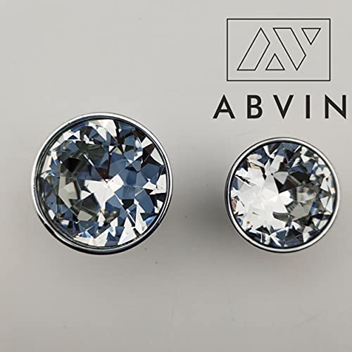Crystal Knobs for Wardrobe Kitchen cabinets - Chrome Finish - 1 Pcs