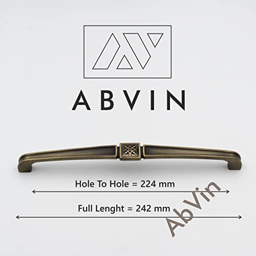 ABVIN Jali Vintage Antique for Cabinet Hardware Furniture Pulls for Cabinets Cupboards Drawers - 1 pcs